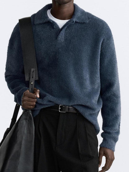 Polo de Hombre con Manga Larga para Uso Diario | Ideal para Entornos Informales