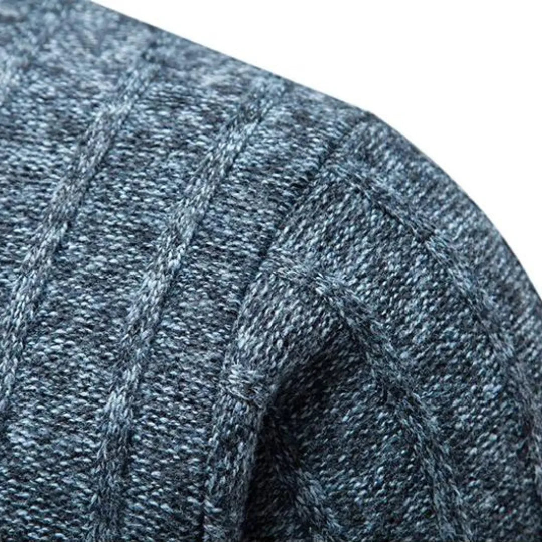 Jersey De Manga Larga Con Media Cremallera Para Hombres | Ideal Para Uso Diario Y Entornos Informales