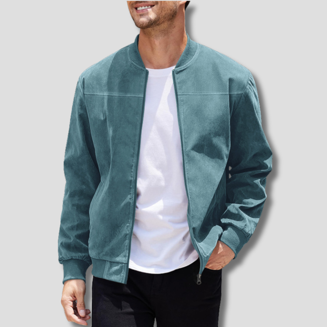 Chaqueta Bomber con Cierre de Cremallera para Adultos | Ideal para la Mi-Estación