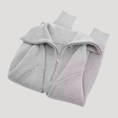 Jersey Acanalado Con Media Cremallera Y Ajuste Unisex | Ideal Para Uso Diario
