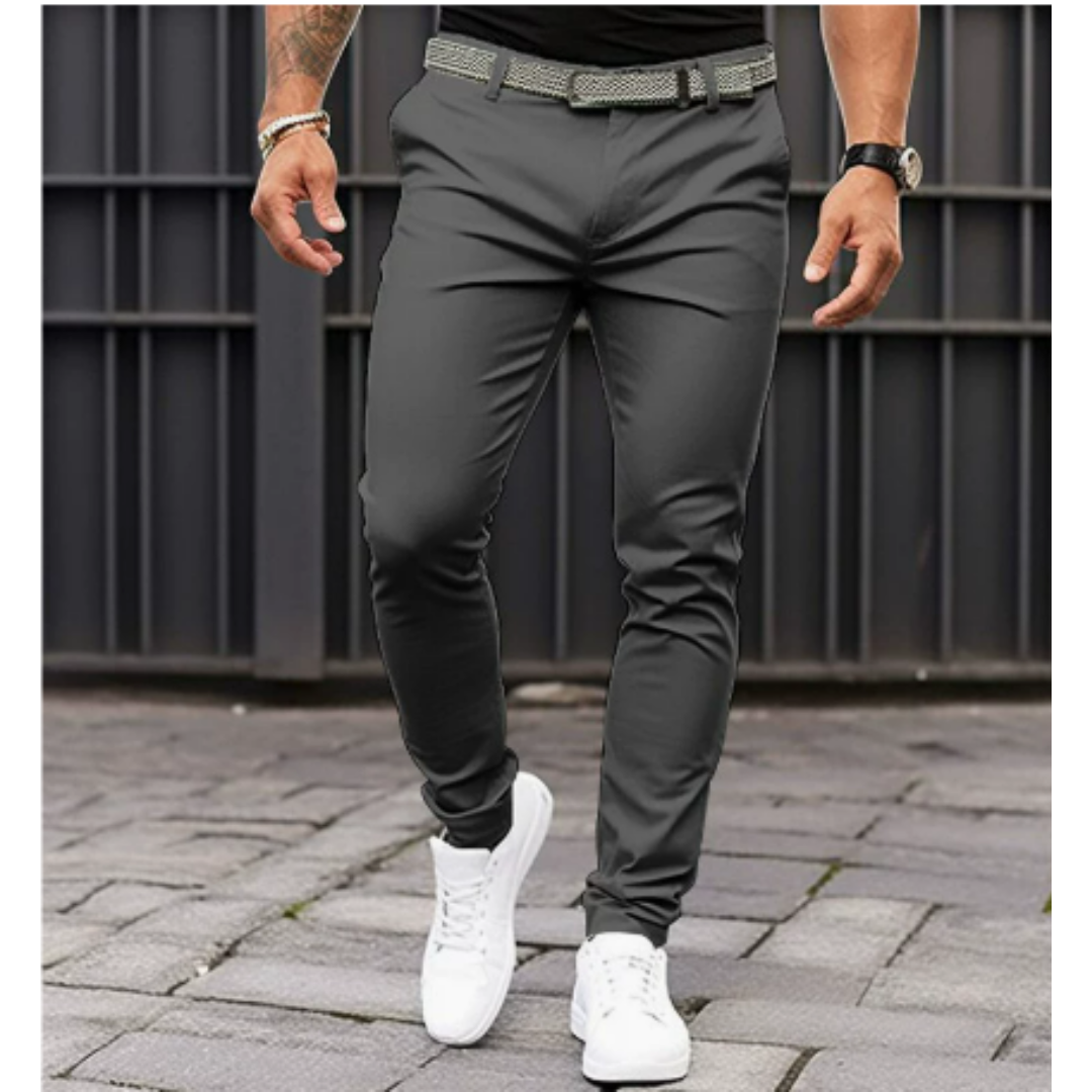Pantalón con Corte Slim para Hombres | Ideal para Salidas Informales y Actividades Sociales
