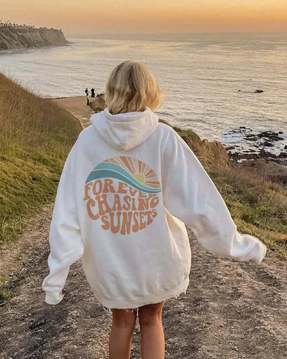 Sudadera Con Capucha Con Texto Estampado Para Mujer | Ideal Para Uso Diario