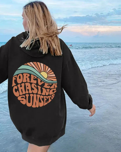 Sudadera Con Capucha Con Texto Estampado Para Mujer | Ideal Para Uso Diario