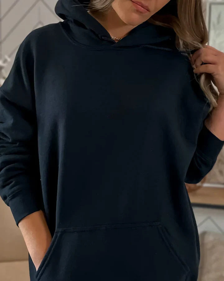 Sudadera Con Capucha Con Texto Estampado Para Mujer | Ideal Para Uso Diario