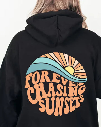 Sudadera Con Capucha Con Texto Estampado Para Mujer | Ideal Para Uso Diario