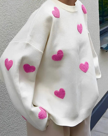 Jersey de Corte Holgado con Detalles Texturados para Mujer | Ideal para Uso Diario en Temporada Fresca