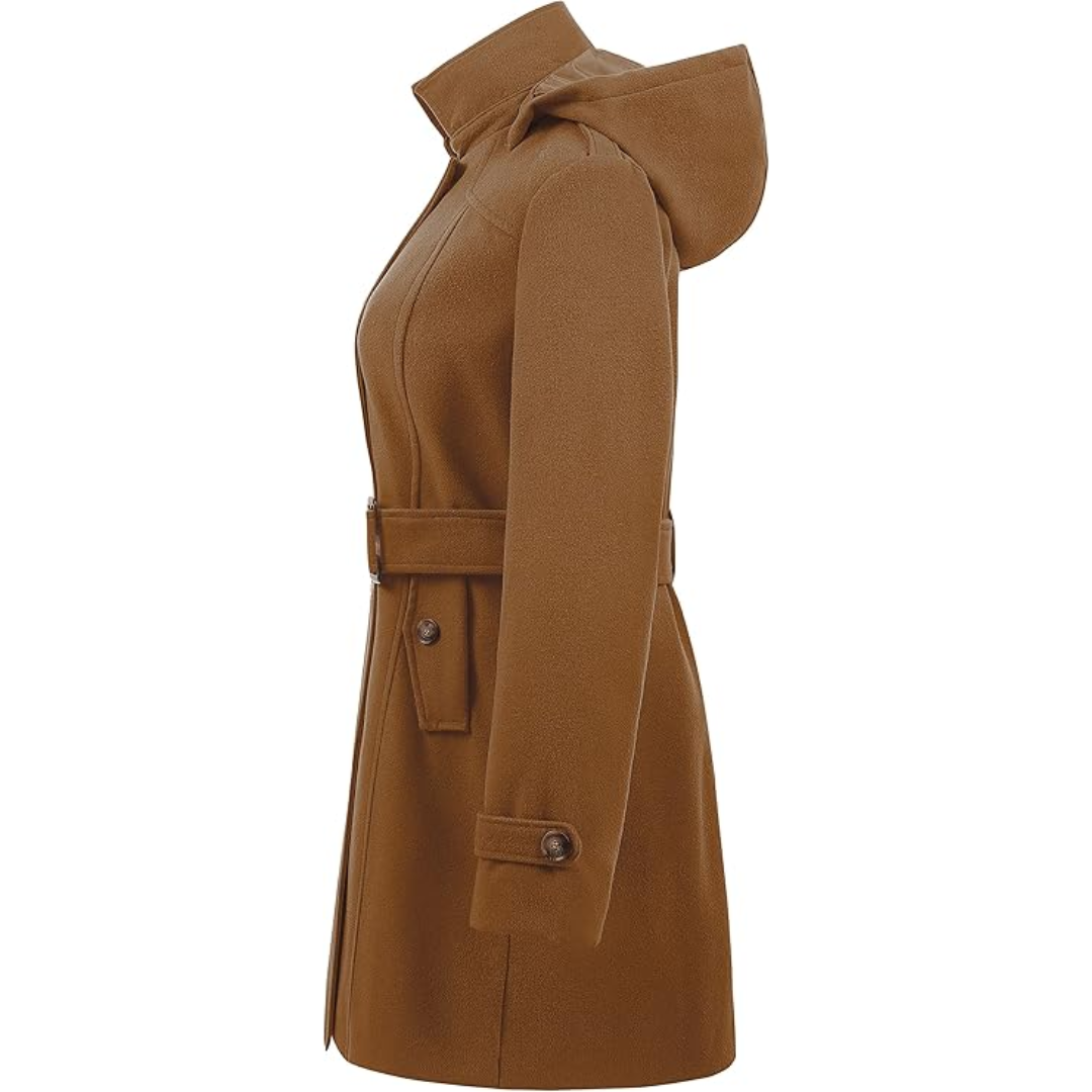 Abrigo De Invierno Tipo Trench Con Doble Botonadura Para Mujer | Ideal Para Invierno