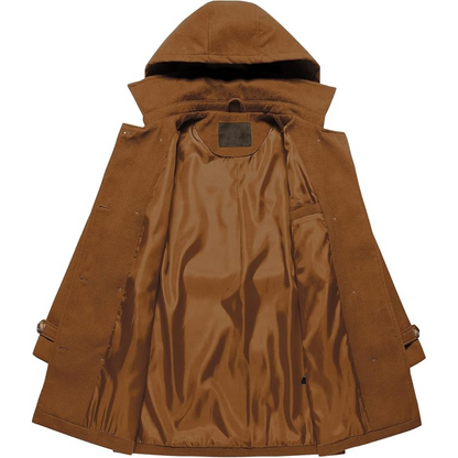 Abrigo De Invierno Tipo Trench Con Doble Botonadura Para Mujer | Ideal Para Invierno