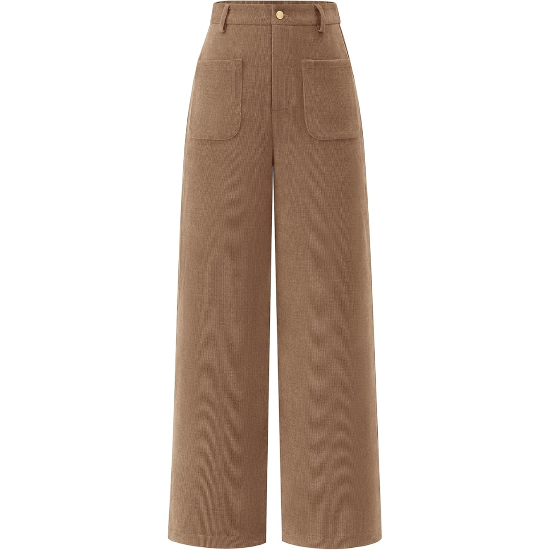 Pantalón Palazzo con Talle Elástico y Corte Amplio para Mujer | Ideal para Uso Diario u Ocasiones