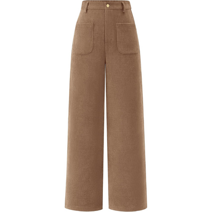 Pantalón Palazzo con Talle Elástico y Corte Amplio para Mujer | Ideal para Uso Diario u Ocasiones