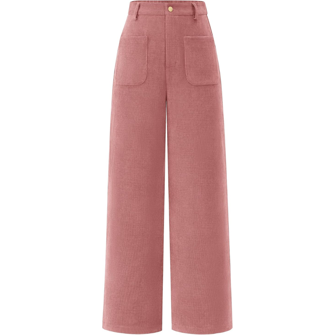 Pantalón Palazzo con Talle Elástico y Corte Amplio para Mujer | Ideal para Uso Diario u Ocasiones