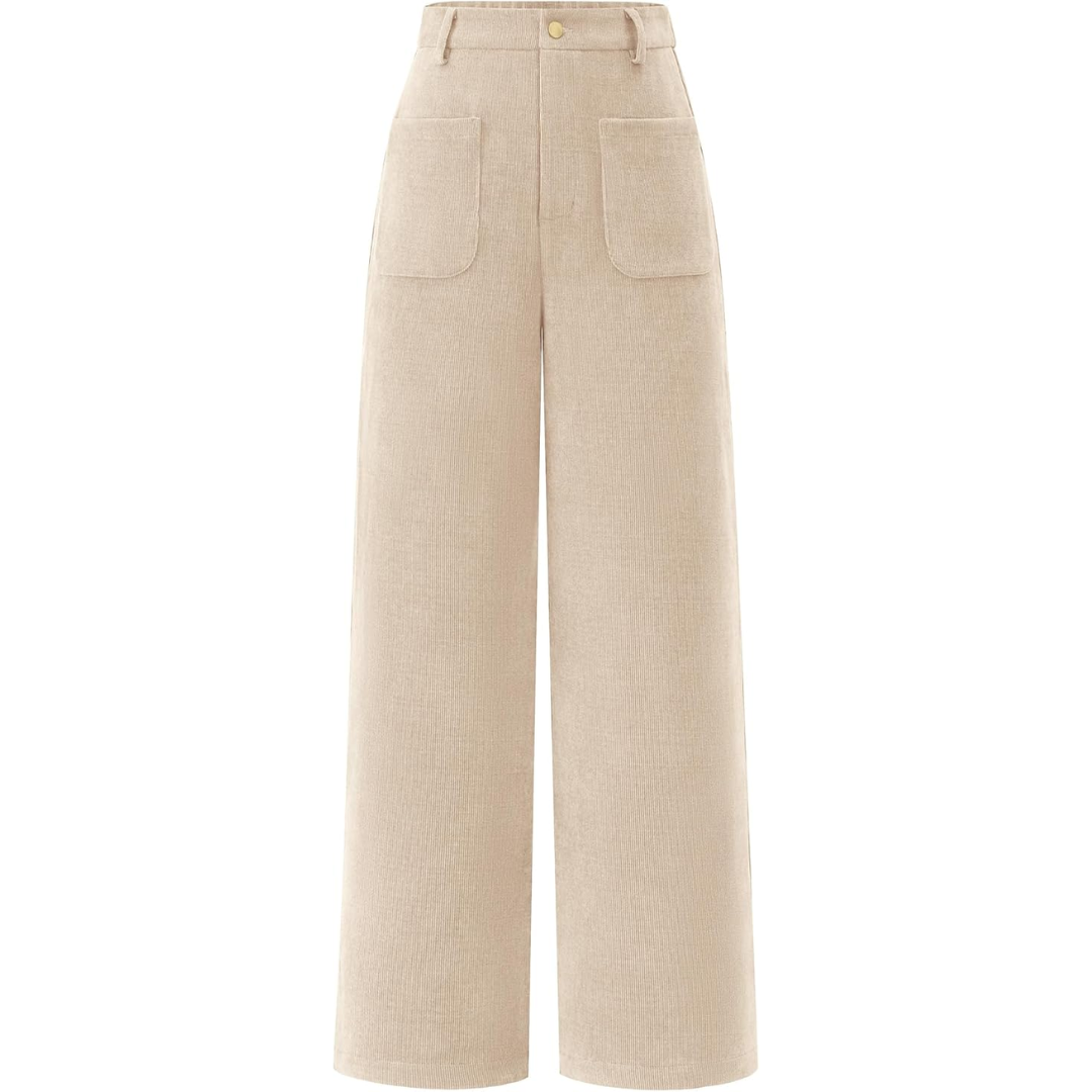 Pantalón Palazzo con Talle Elástico y Corte Amplio para Mujer | Ideal para Uso Diario u Ocasiones