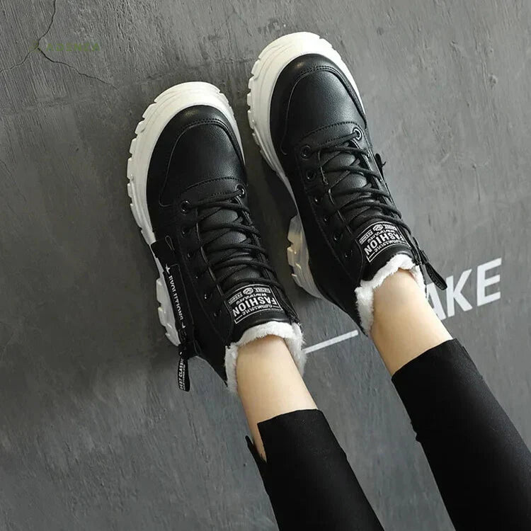 Botas De Invierno Con Diseño Cerrado Para Mujeres | Ideal Para Temporada De Invierno
