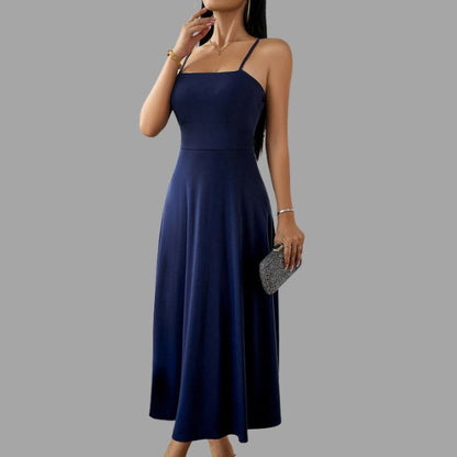 Vestido Midi Swing Con Corte Línea A Y Silueta Fluida Para Mujer | Ideal Para Uso Diario