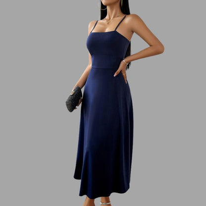 Vestido Midi Swing Con Corte Línea A Y Silueta Fluida Para Mujer | Ideal Para Uso Diario