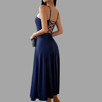 Vestido Midi Swing Con Corte Línea A Y Silueta Fluida Para Mujer | Ideal Para Uso Diario