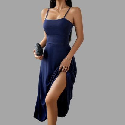 Vestido Midi Swing Con Corte Línea A Y Silueta Fluida Para Mujer | Ideal Para Uso Diario