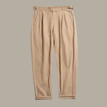 Pantalones Para Hombre Con Corte Recto Y Pliegues Frontales Para Hombre | Ideal Para Uso Diario