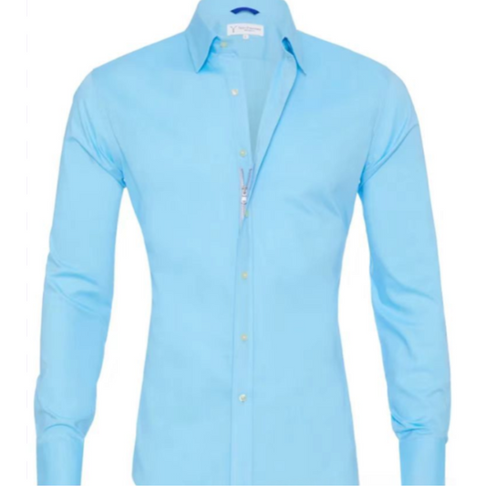 Camisa Con Cuello Abotonado Y Corte Ajustado Para Hombre | Ideal Para Uso Diario Y Entornos Profesionales