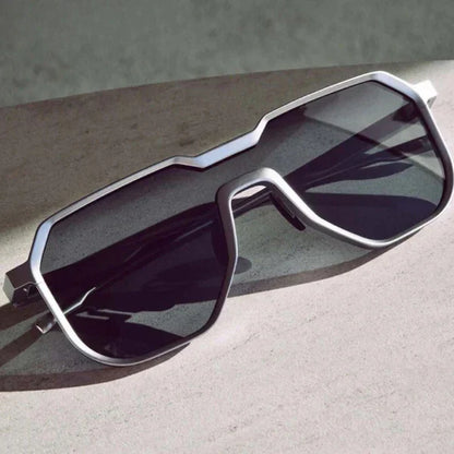Gafas de Sol con Montura Angular para Hombres | Ideal para Uso Diario y Exterior