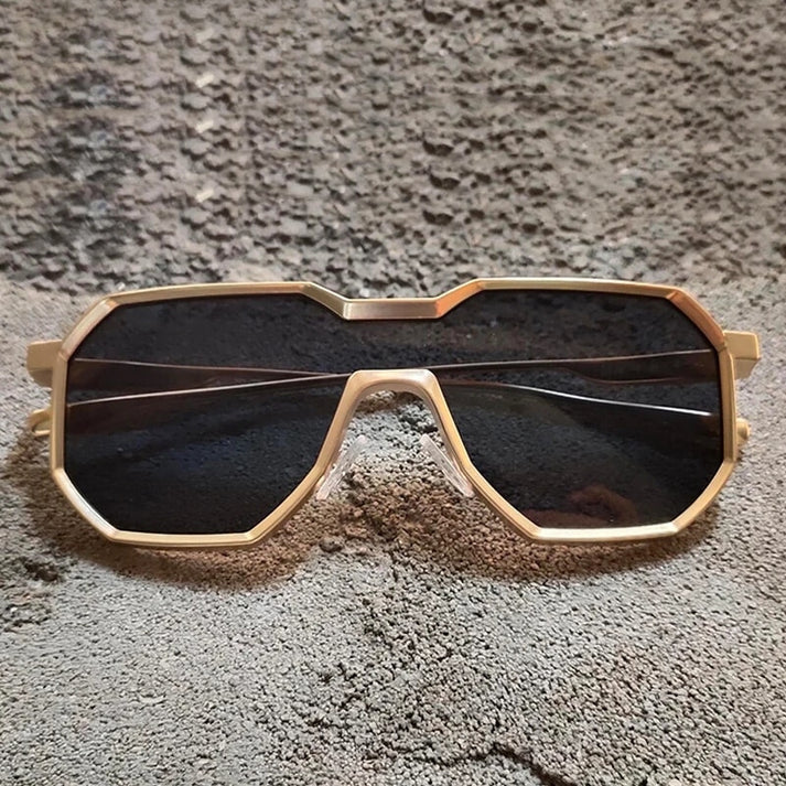 Gafas de Sol con Montura Angular para Hombres | Ideal para Uso Diario y Exterior