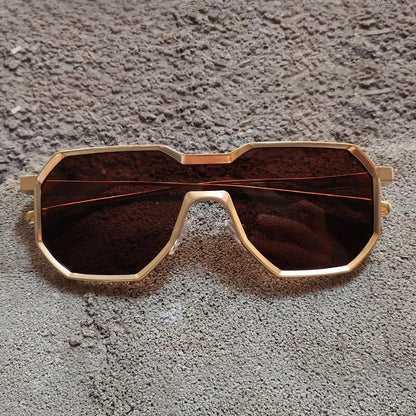 Gafas de Sol con Montura Angular para Hombres | Ideal para Uso Diario y Exterior