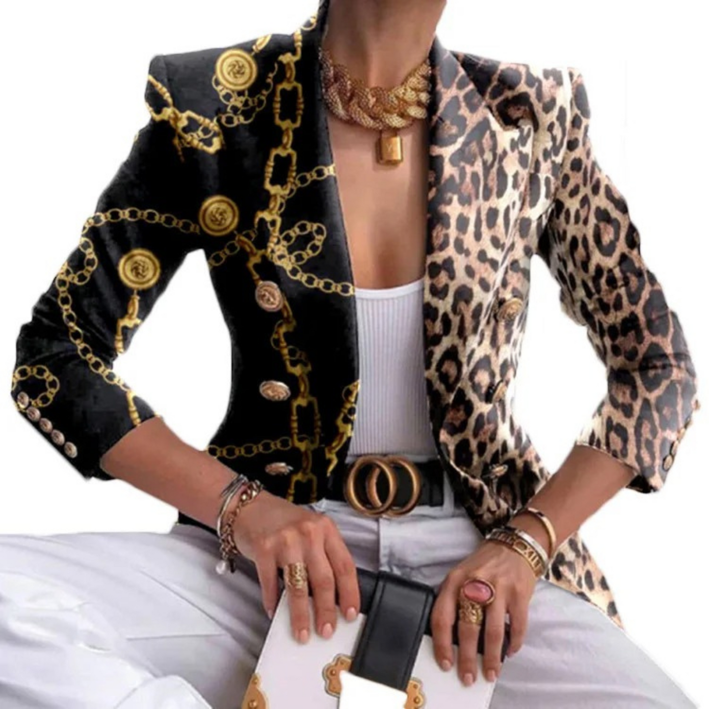 Blazer Ajustado De Manga Larga Para Mujer | Ideal Para Uso Diario O Semi-Formal