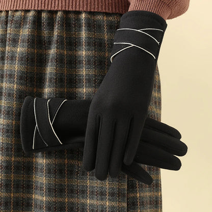 Guantes de Mujer con Corte Ajustado para Temporada Fría | Ideal para Uso Exterior Diario