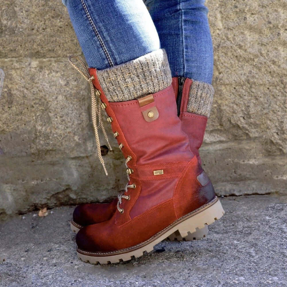 Botas De Invierno Con Diseño Cerrado Para Mujer | Ideal Para Temporada Fría
