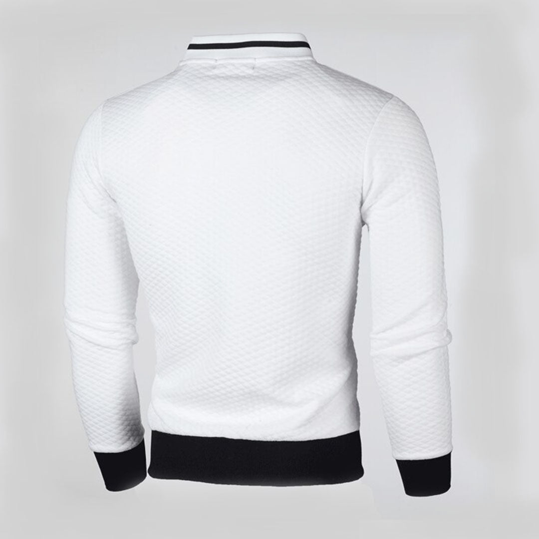 Chaqueta Acolchada Slim Fit Con Cremallera Frontal Para Hombre | Ideal Para Entretiempo Y Uso Diario