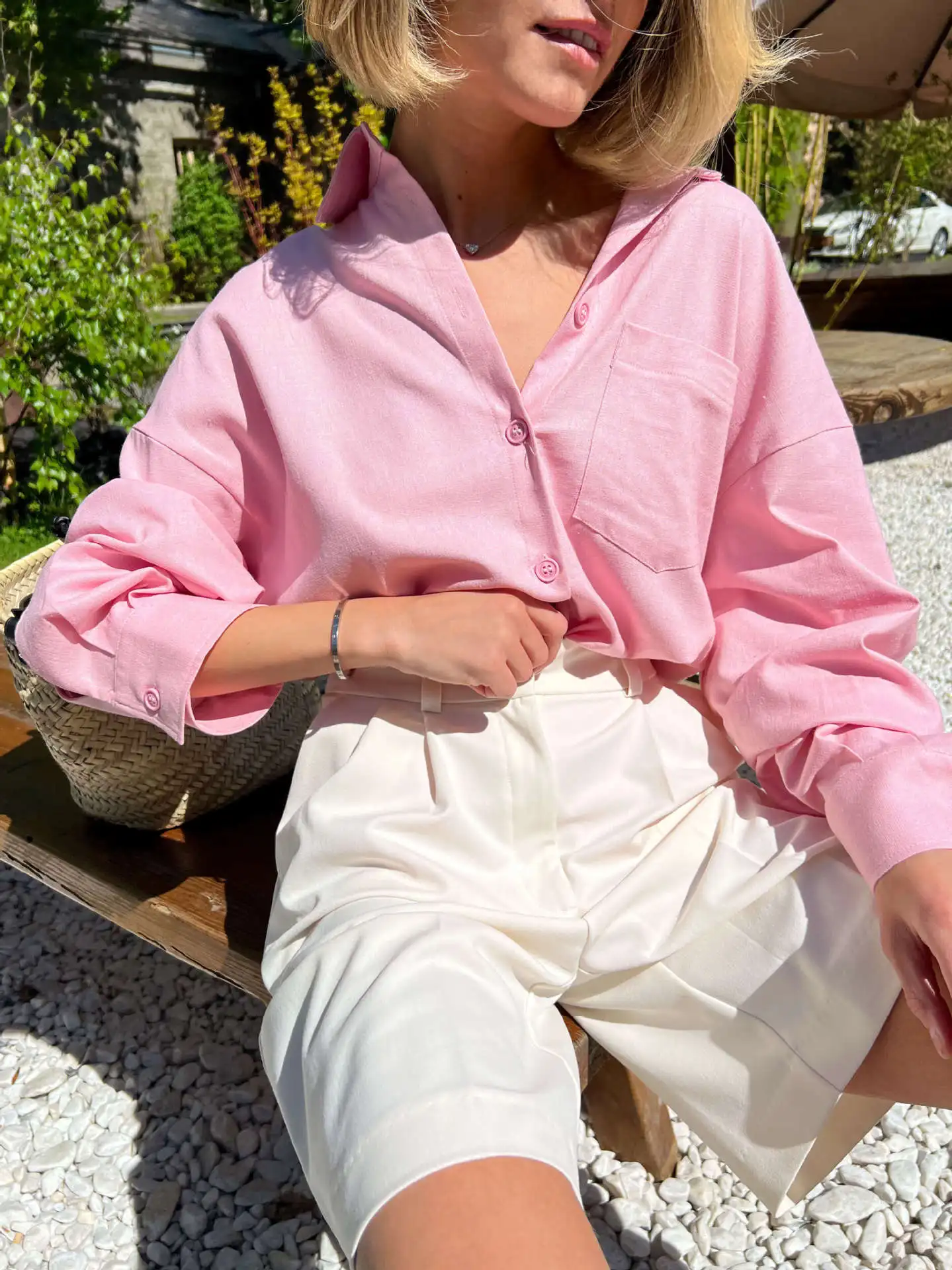 Short De Talle Alto Con Pernera Ancha Para Mujer | Ideal Para Primavera Y Verano