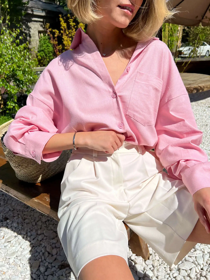 Short De Talle Alto Con Pernera Ancha Para Mujer | Ideal Para Primavera Y Verano
