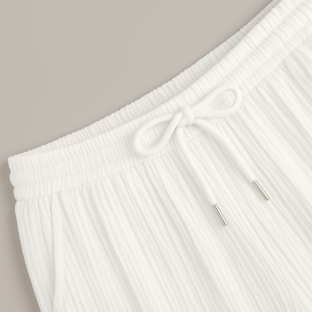 Conjunto de Dos Piezas con Corte Amplio y Cintura Ajustable para Mujer | Ideal para Uso Diario