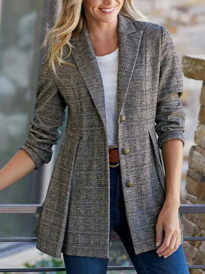 Blazer Con Corte Estructurado Para Mujer | Ideal Para Uso Laboral Y Eventos