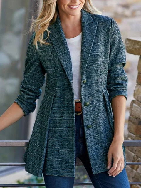 Blazer Con Corte Estructurado Para Mujer | Ideal Para Uso Laboral Y Eventos