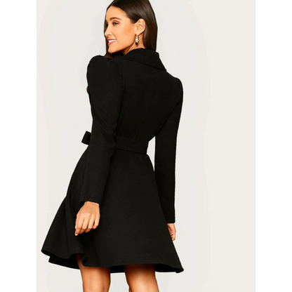 Abrigo Tipo Mantel Con Cierre Frontal Para Mujer | Ideal Para Otoño E Invierno
