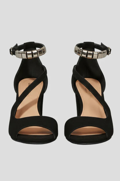 Sandalias Con Tacón Bloque Y Correas Cruzadas Para Mujer | Ideal Para Temporada Cálida