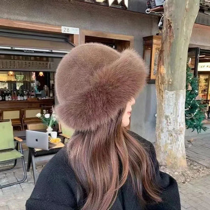 Gorro de Invierno con Borde Imitación Piel y Cobertura para Orejas | Ideal para Uso Diario y Exteriores