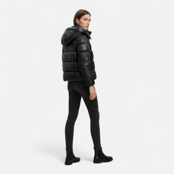 Chaqueta Acolchada Ligera con Capucha para Mujer | Ideal para Uso Diario y Capa Exterior