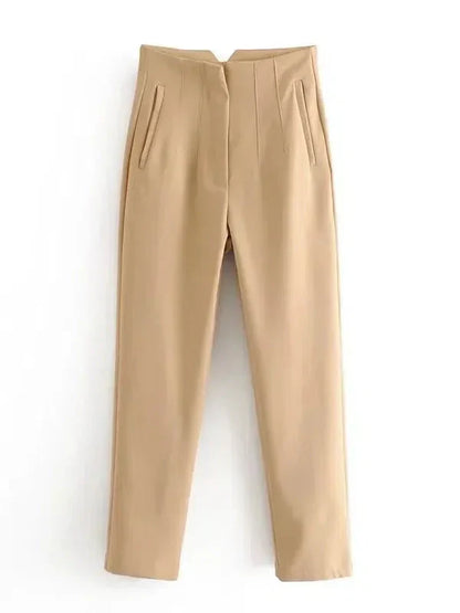 Pantalón Recto Para Mujer Con Talla Estándar | Ideal Para Uso Diario Y Oficina