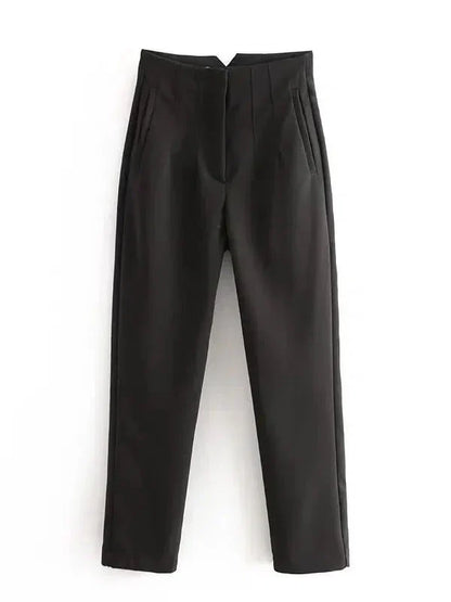 Pantalón Recto Para Mujer Con Talla Estándar | Ideal Para Uso Diario Y Oficina