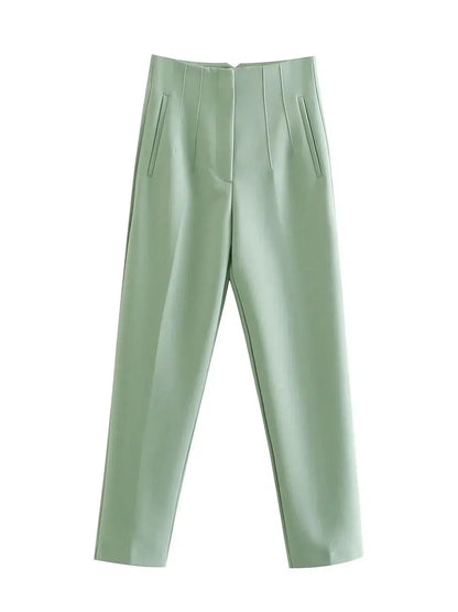 Pantalón De Corte Recto Para Mujer | Ideal Para Uso Diario