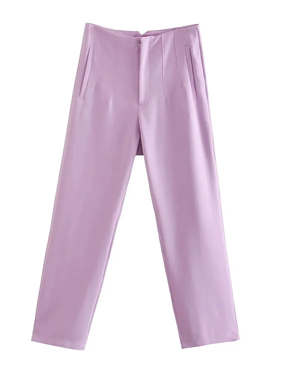 Pantalón De Corte Recto Para Mujer | Ideal Para Uso Diario