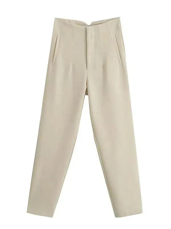 Pantalón De Corte Recto Para Mujer | Ideal Para Uso Diario