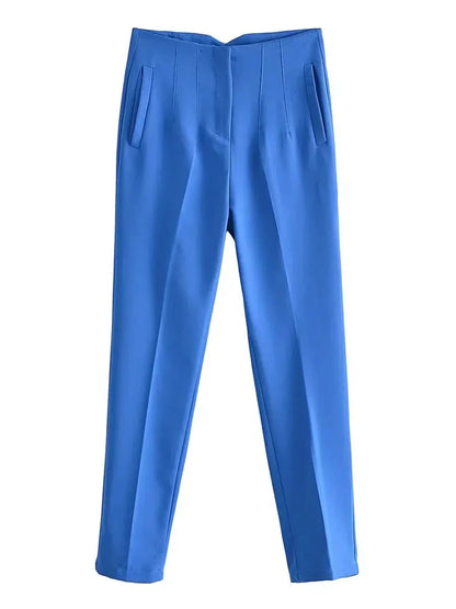 Pantalón De Corte Recto Para Mujer | Ideal Para Uso Diario
