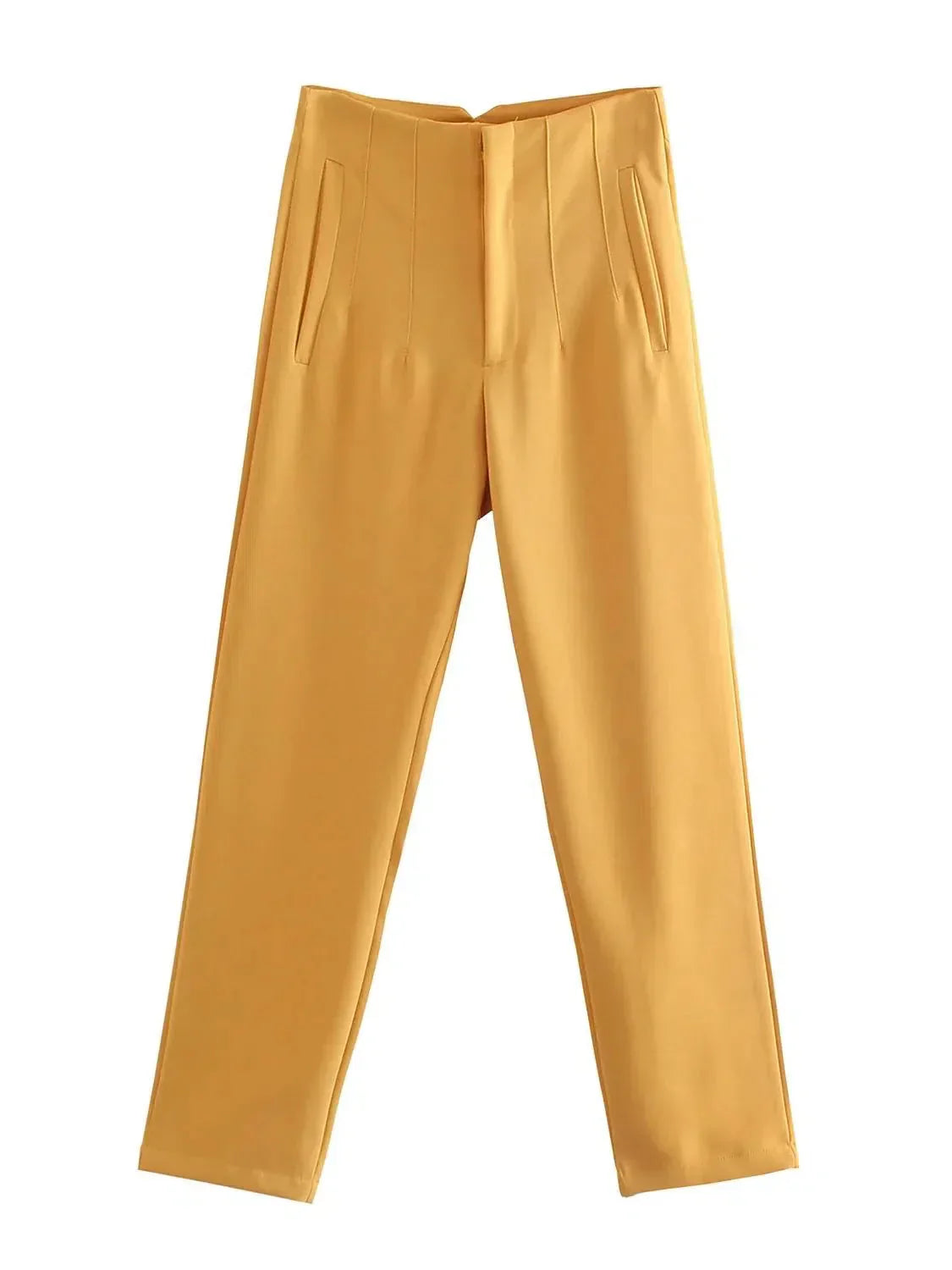 Pantalón Recto Para Mujer Con Talla Estándar | Ideal Para Uso Diario Y Oficina
