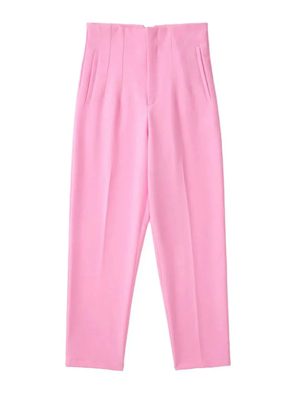 Pantalón Recto Para Mujer Con Talla Estándar | Ideal Para Uso Diario Y Oficina