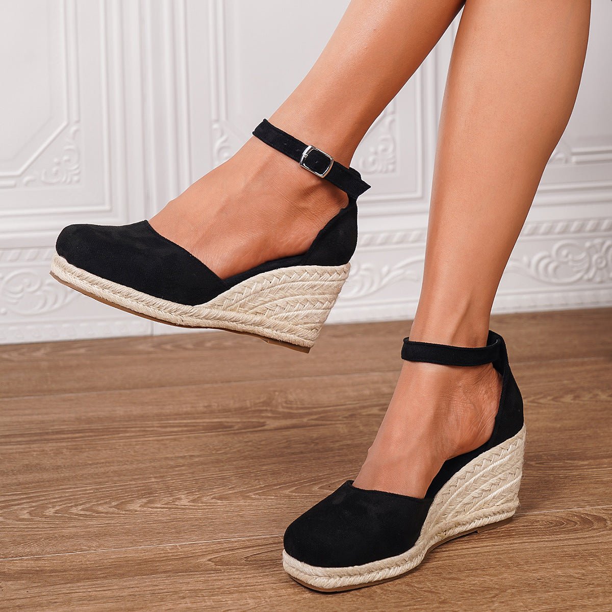 Sandalias Con Tacón Compensado Para Mujer | Ideal Para Uso Diario En Temporada Cálida