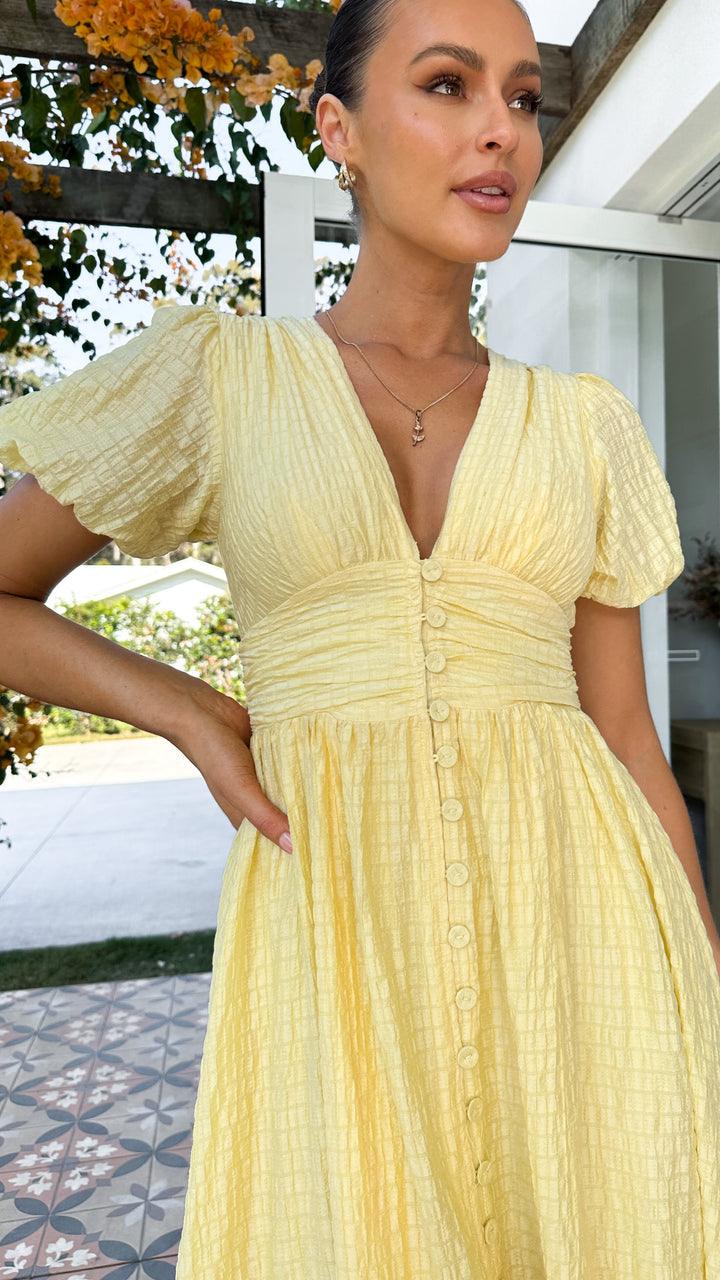 Vestido Largo Con Cierre Abotonado Frontal Para Mujer | Ideal Para Uso Diario Y Ocasiones Formales