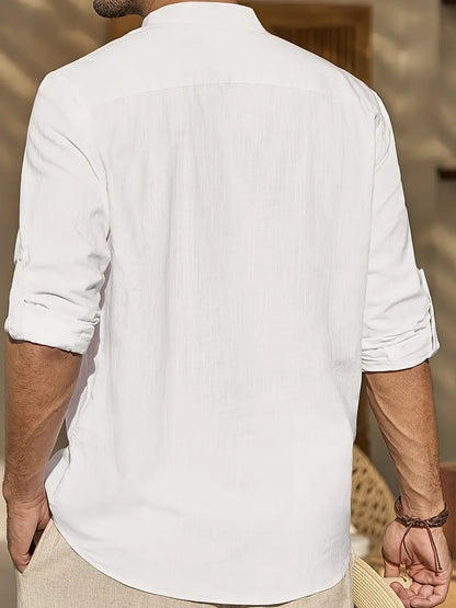 Camisa de Hombre con Corte Recto para Uso Diario | Ideal para el Verano